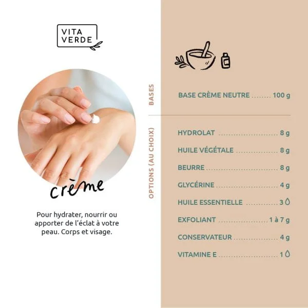 Crème neutre BIO - 250 ml - Vita Verde – Image 3